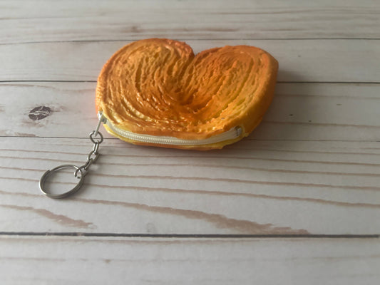 Mexican Oreja Sweet Bread Coin Purse Keychain Wallet