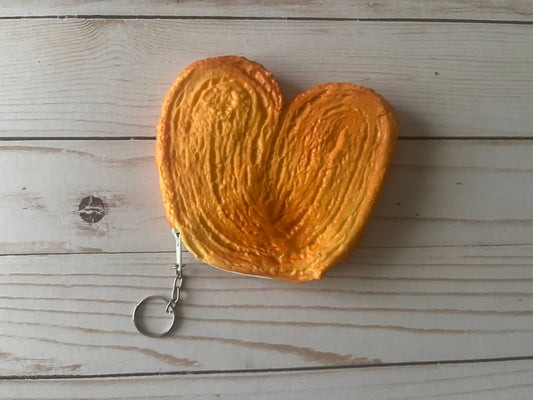 Mexican Oreja Sweet Bread Coin Purse Keychain Wallet
