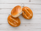 Mexican Telera Bread Coin Purse Keychain Novelty Food Wallet
