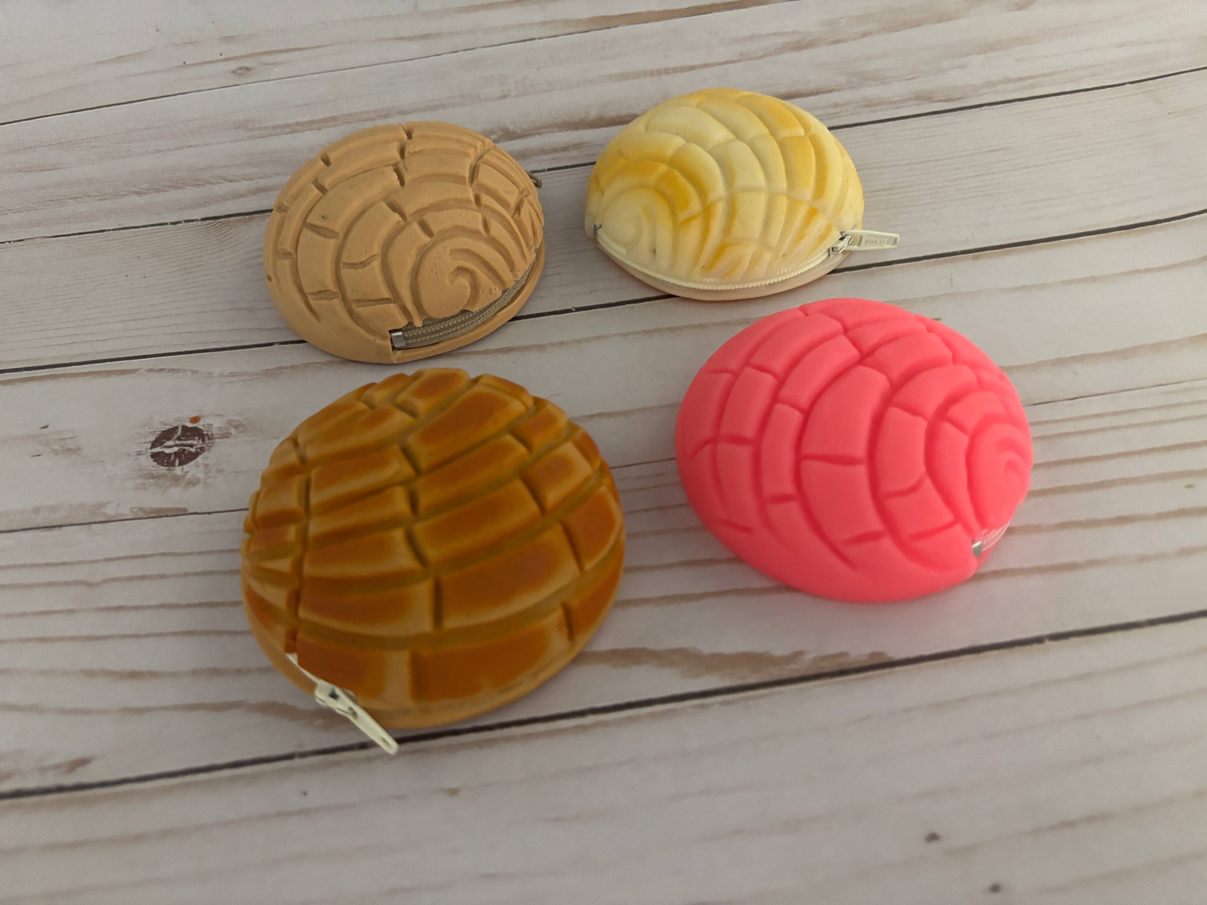 Mexican Bread Concha Coin Purse