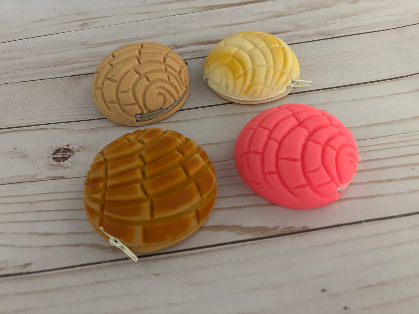 Mexican Bread Concha Coin Purse