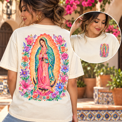 Virgen de Guadalupe Floral