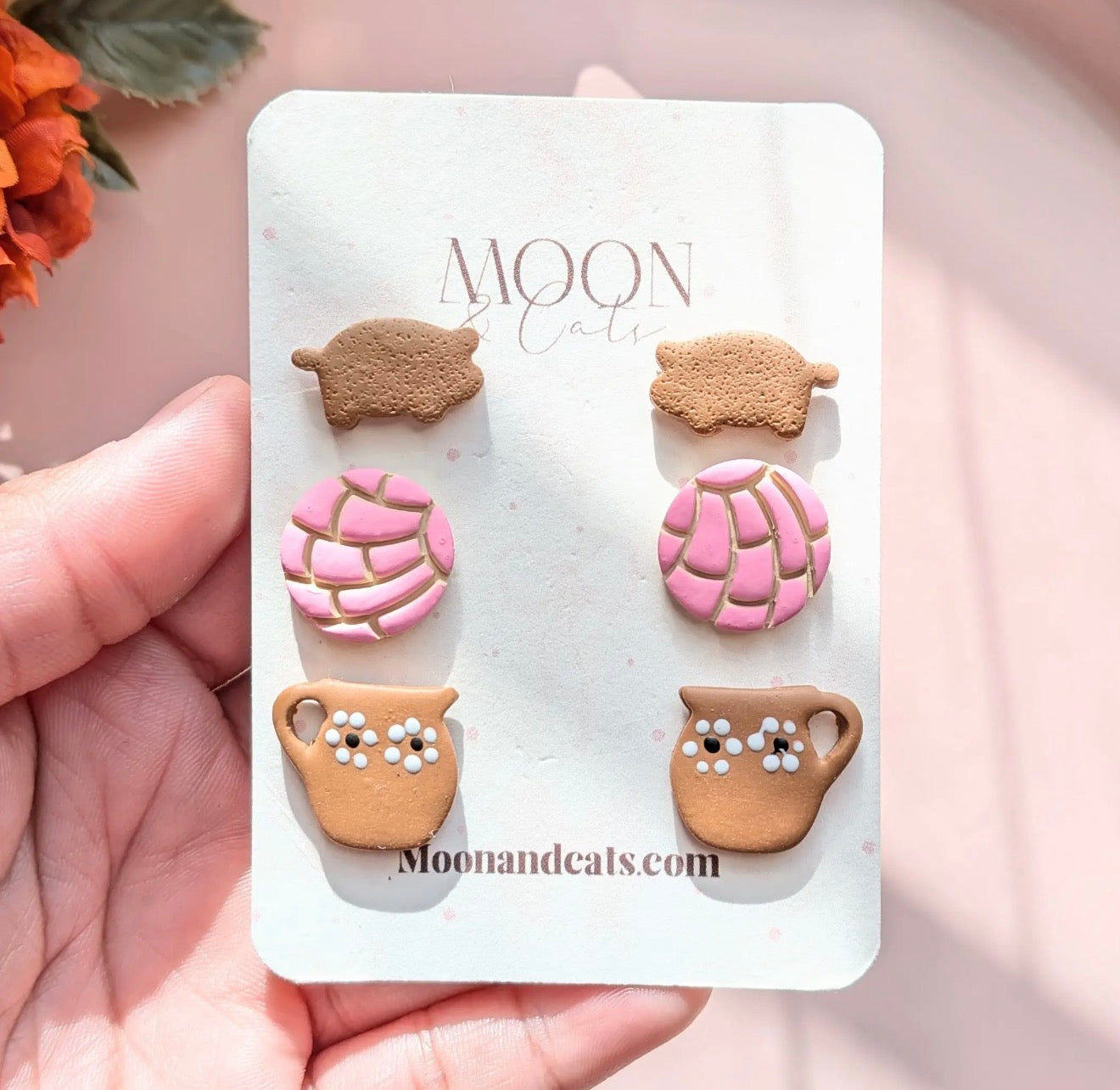Mexican Pan Dulce Stud Pack/ Mexican Pan Dulce Earings Set